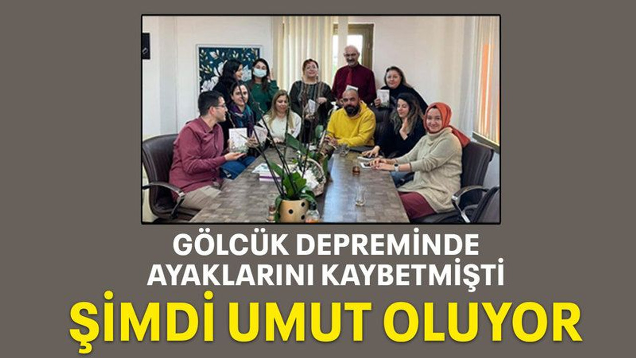 Gölcük depreminde ayaklarını kaybetmişti şimdi umut oluyor